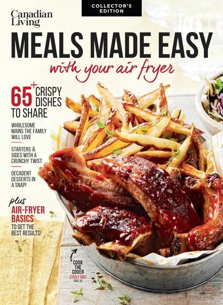 Canadian Living Collector’s Edition – Meals Meda Easy with Your Air Fryer Cover