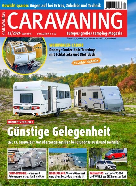 Caravaning – Dezember 2024 Cover