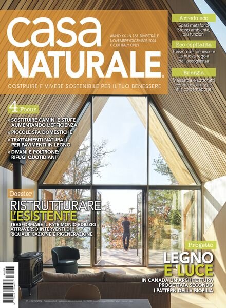 Casa Naturale – Novembre-Dicembre 2024 Cover