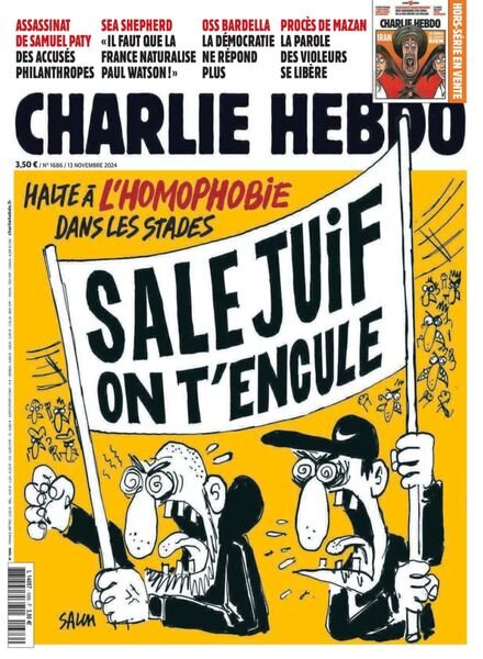 Charlie Hebdo – 13 Novembre 2024 Cover