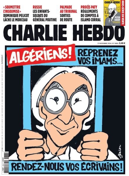 Charlie Hebdo – 27 Novembre 2024 Cover