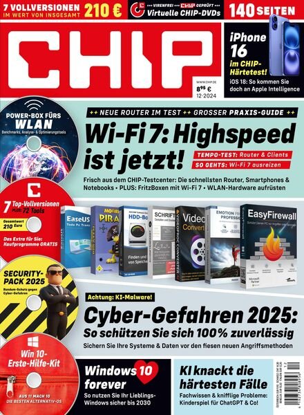 Chip Germany – Dezember 2024 Cover