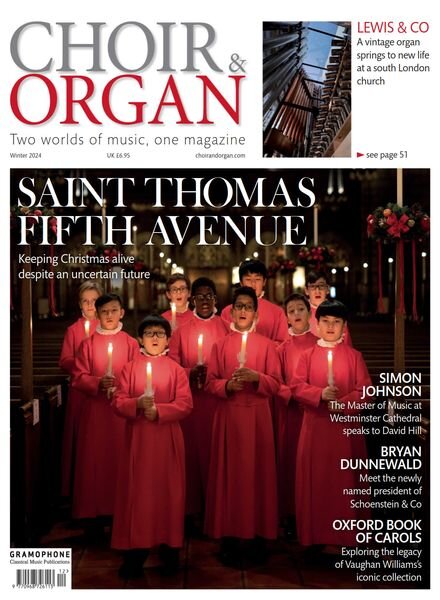 Choir & Organ – Winter 2024 Cover