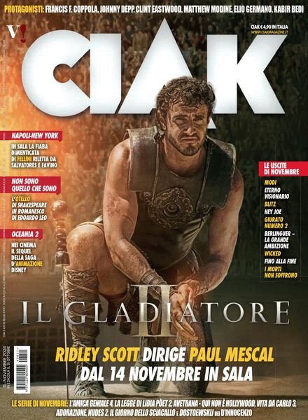 Ciak – Novembre 2024 Cover