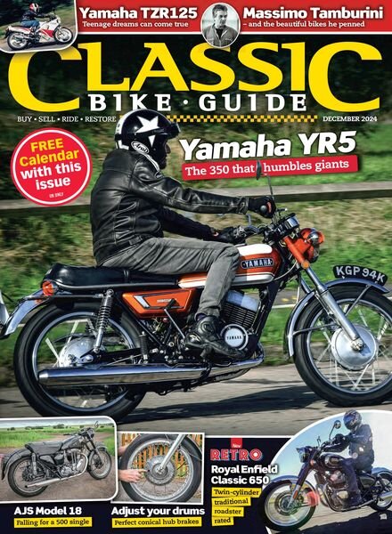 Classic Bike Guide – December 2024 Cover