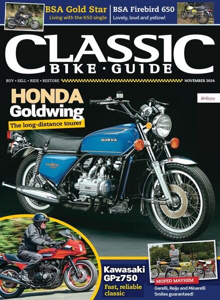 Classic Bike Guide – November 2024 Cover