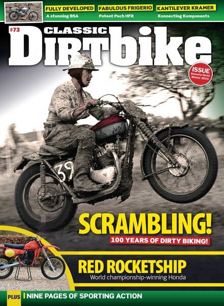 Classic Dirt Bike – Winter 2024 Cover