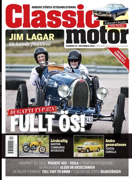 Classic Motor – 13 November 2024 Cover