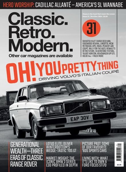ClassicRetroModern – November-December 2024 Cover