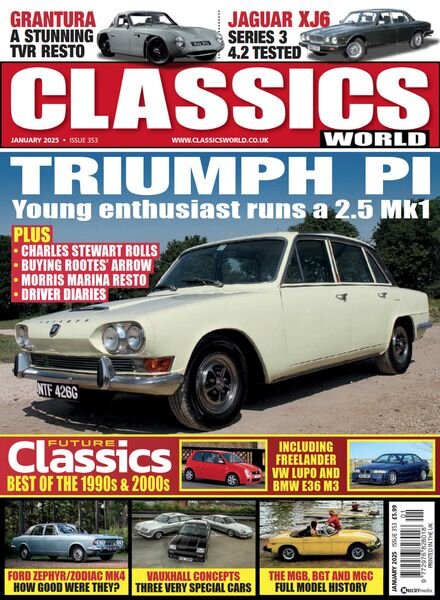 Classics World – January 2025 Cover