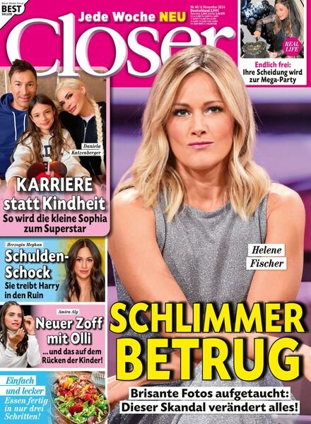 Closer Germany – 6 November 2024 Cover