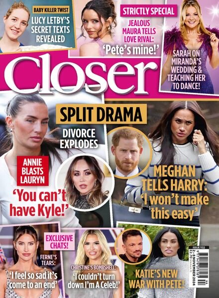 Closer UK – 2 November 2024 Cover