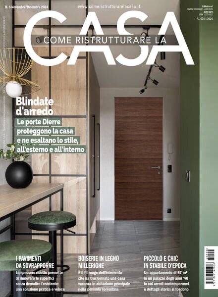 Come Ristrutturare la Casa – Novembre-Dicembre 2024 Cover