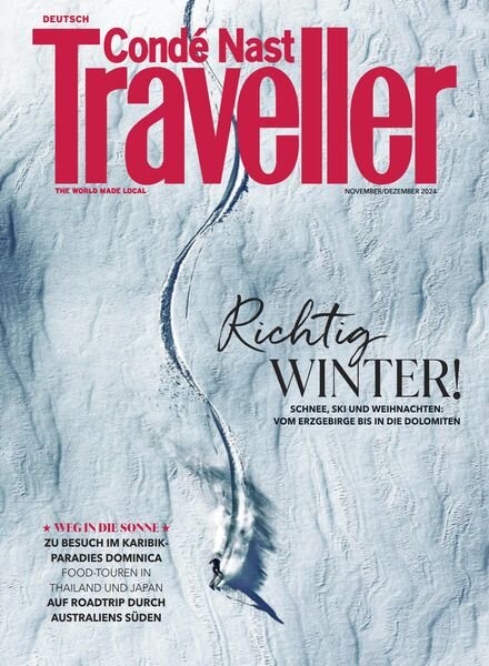 Conde Nast Traveller Germany – November-Dezember 2024 Cover