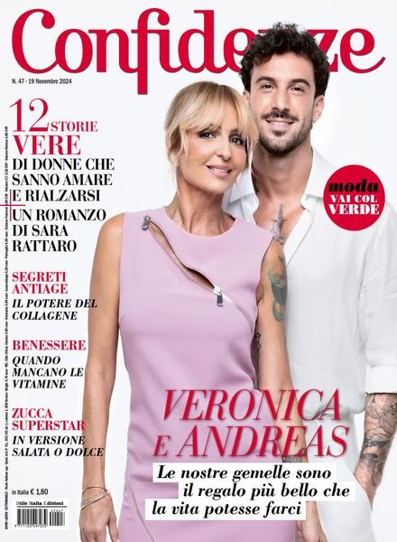 Confidenze – 19 Novembre 2024 Cover