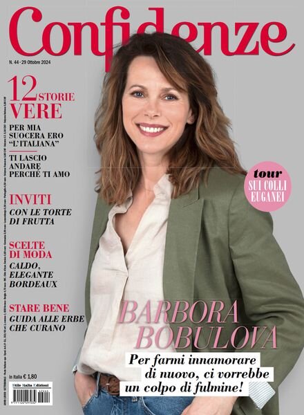 Confidenze – 29 Ottobre 2024 Cover