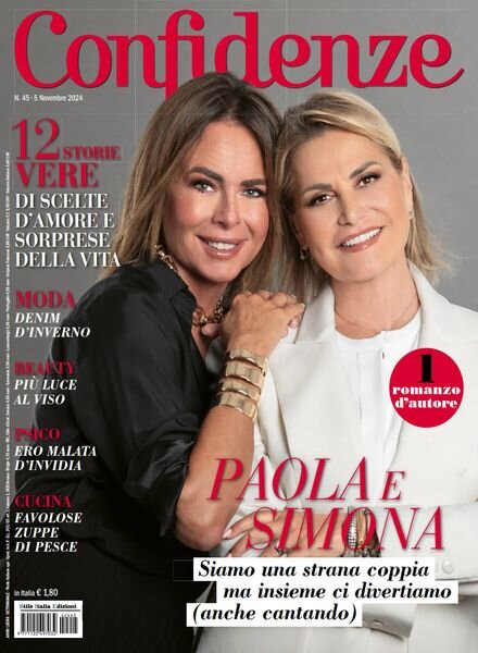 Confidenze – 5 Novembre 2024 Cover