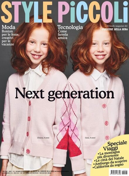 Corriere della Sera Style Piccoli – 5 Novembre 2024 Cover