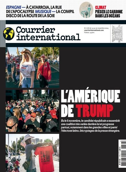 Courrier International – 14 Novembre 2024 Cover