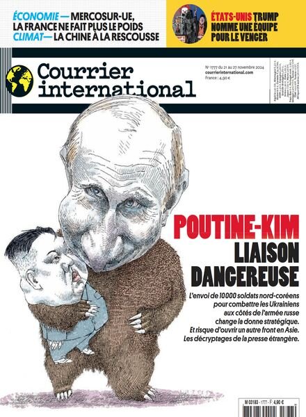 Courrier International – 21 Novembre 2024 Cover