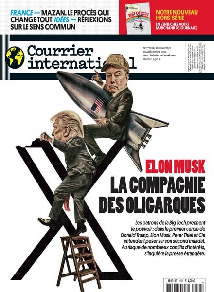 Courrier International – 28 Novembre 2024 Cover