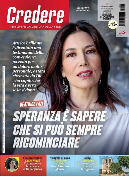 Credere – 1 Dicembre 2024 Cover