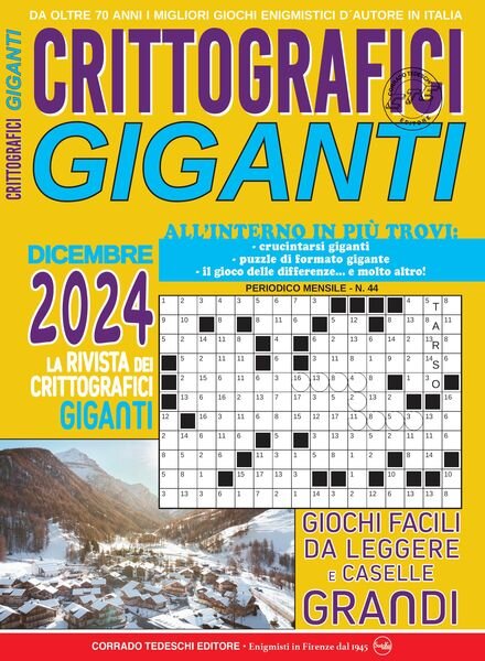 Crittografici Giganti – Dicembre 2024 Cover