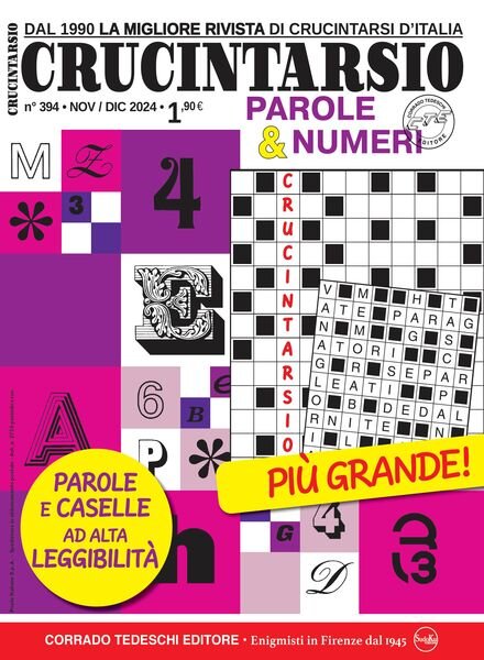 Crucintarsi & Co – November-Dicembre 2024 Cover