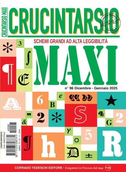 Crucintarsio – Novembre 2024 Cover