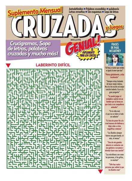 Cruzadas y Genial! – Noviembre 2024 Cover