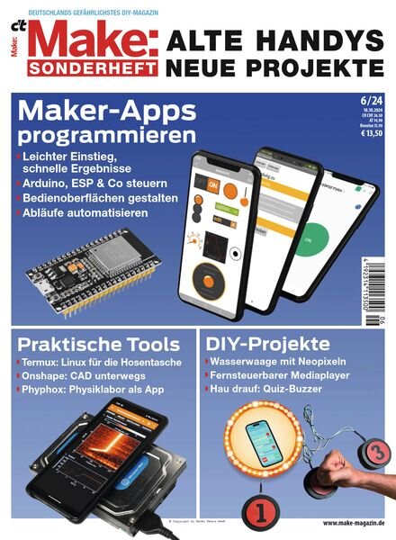 c’t Make Magazin – November 2024 Cover