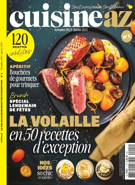 CuisineAZ – Novembre 2024 – Janvier 2025 Cover