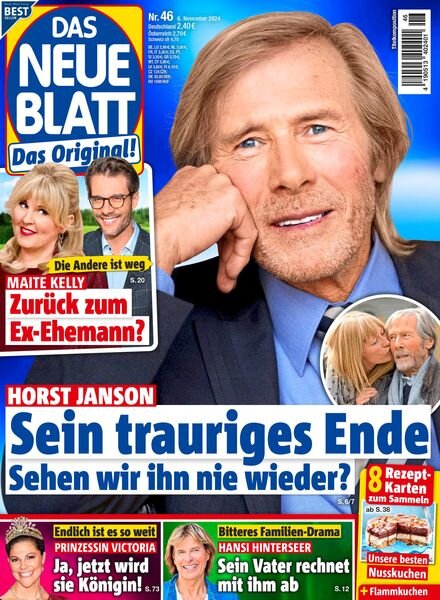 Das Neue Blatt – 6 November 2024 Cover
