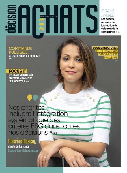 Decision Achats – Novembre 2024 Cover