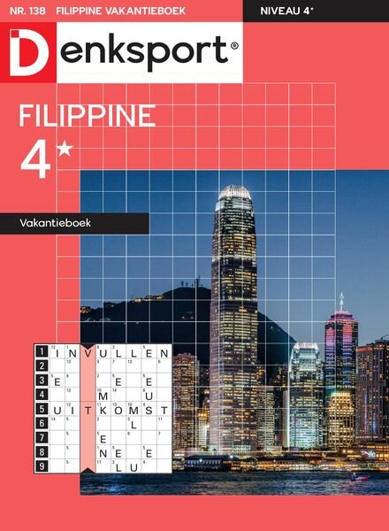 Denksport Filippine 4 Vakantieboek – 14 November 2024 Cover