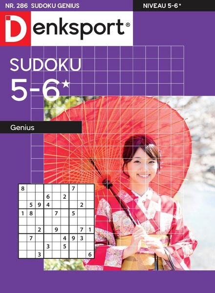 Denksport Sudoku 5-6 genius – 14 November 2024 Cover