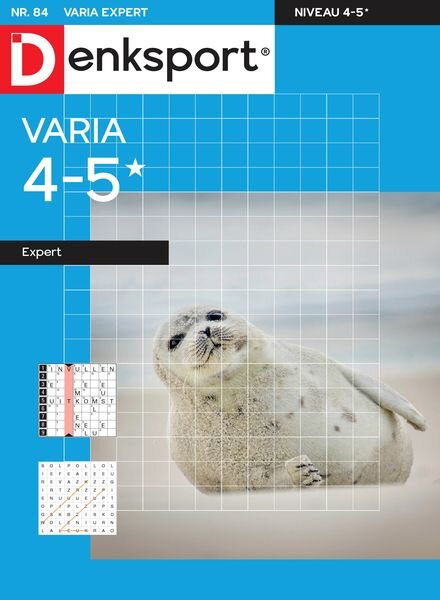 Denksport Varia expert 4-5 – 7 November 2024 Cover