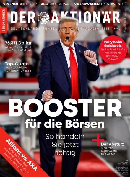 Der Aktionar – 08 November 2024 Cover