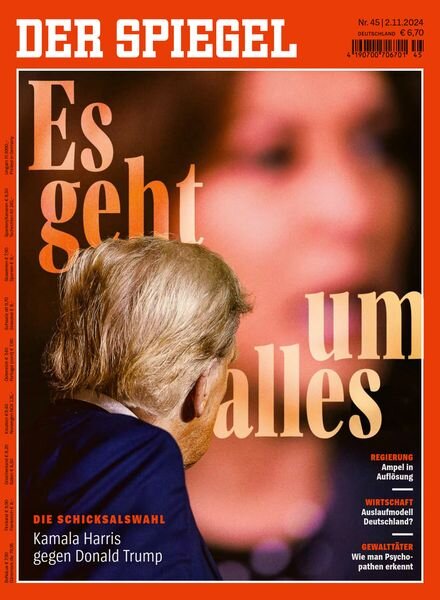 Der Spiegel – 02 November 2024 Cover