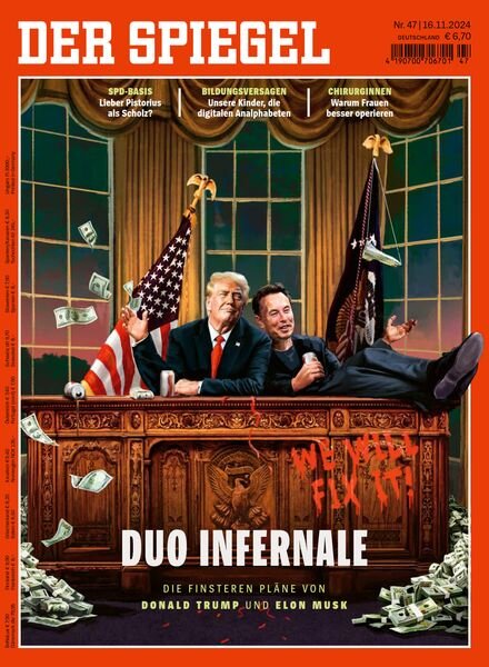 Der Spiegel – 15 November 2024 Cover