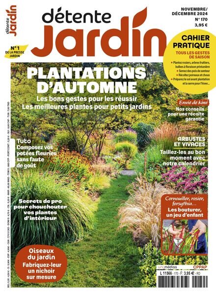 Detente Jardin – Novembre-Decembre 2024 Cover
