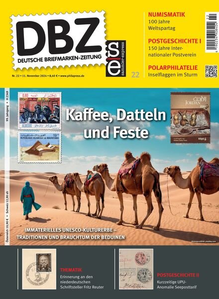 Deutsche Briefmarken-Zeitung – 11 November 2024 Cover
