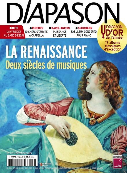Diapason – Decembre 2024 Cover