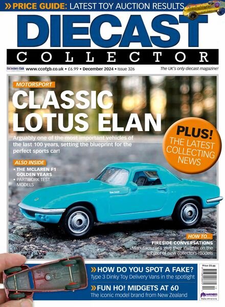 Diecast Collector – December 2024 Cover