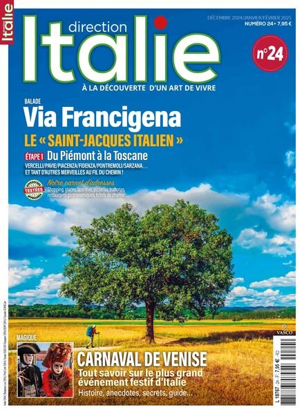 Direction Italie – Decembre 2024 – Janvier-Fevrier 2025 Cover