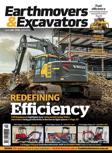 Earthmovers & Excavators – November 2024 Cover