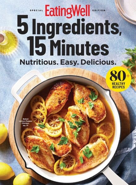 EatingWell Special Edition – 5 Ingredients 15 Minutes 2024 Cover
