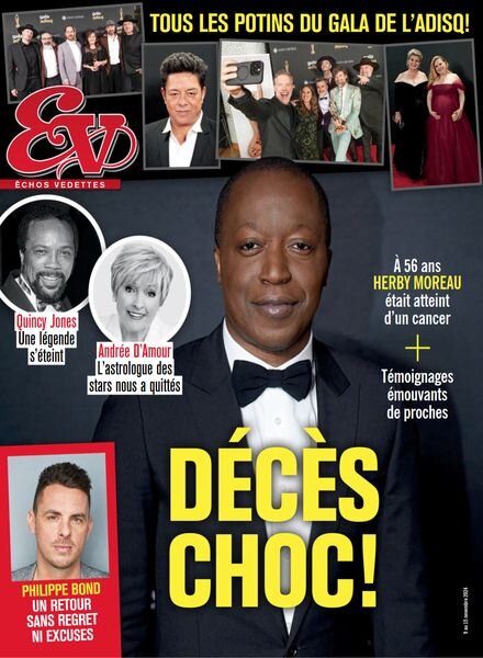 echos Vedettes – 9 Novembre 2024 Cover