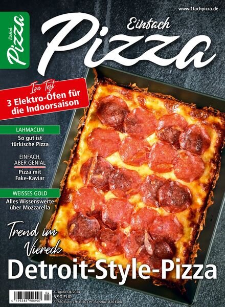 Einfach Pizza – 1 November 2024 Cover