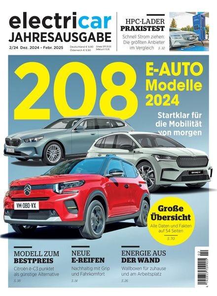 Electricar – Dezember 2024 – Januar-Februar 2025 Cover